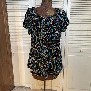 Style & Co. Top Women's XL Pleated Neckline